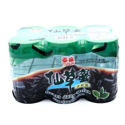 Taisun Grass Jelly Drink Original 4PK/6CANS/330g (Taiwan)