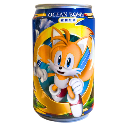 Ocean Bomb Sonic The Hedgehog Fruit Tea Peach Black Tea 24/315mL