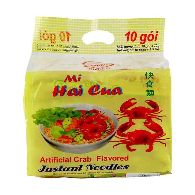 Simply Food La Bo De Instant Ramen Ndl Crab 10PK/10BGS/70g