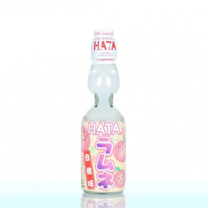 Hata White Peach Ramune 30/200mL (JAPAN)