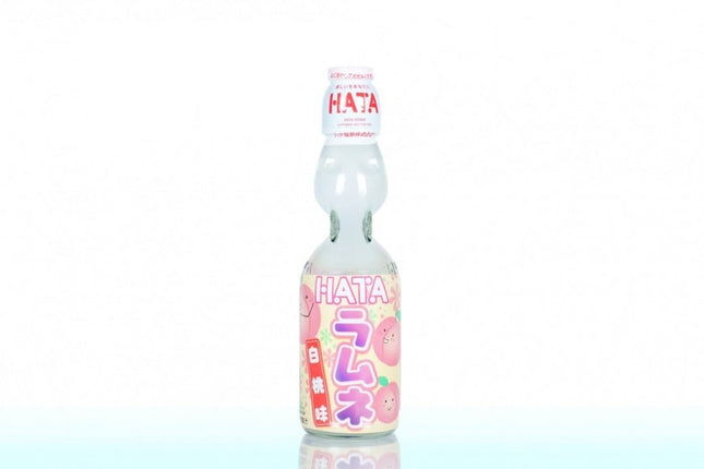 Hata White Peach Ramune 30/200mL (JAPAN)