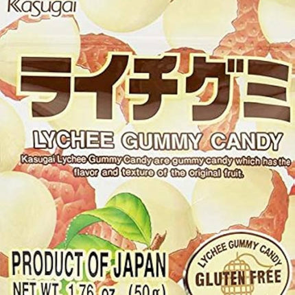 Kasugai Gummy Lychee 12/1.76OZ