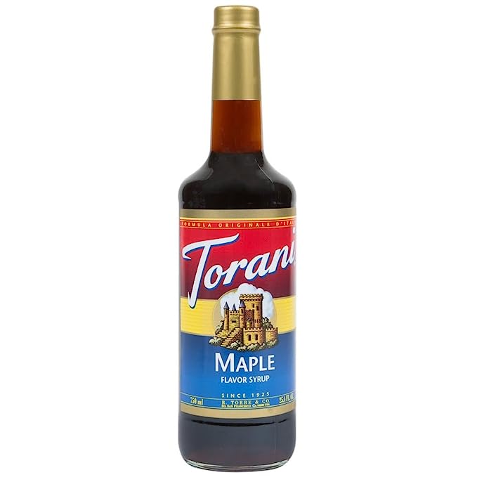 Torani Maple Syrup (750 mL Glass Bottle)