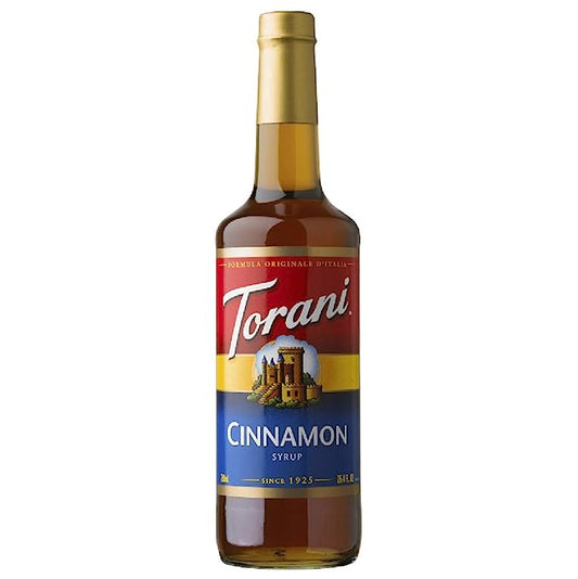 Torani Cinnamon Syrup (750 mL Glass Bottle)