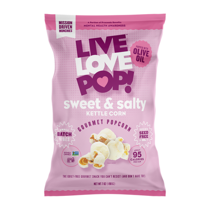 Live Love Pop Sweet & Salty Popcorn 12/7OZ