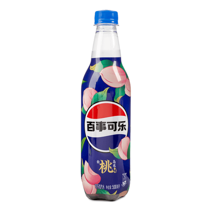 Pepsi White Peach Oolong Bottle 12/500mL (CHINA)