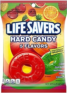 Lifesavers Hard Candy Five Flavor Peg (2.81 oz each)