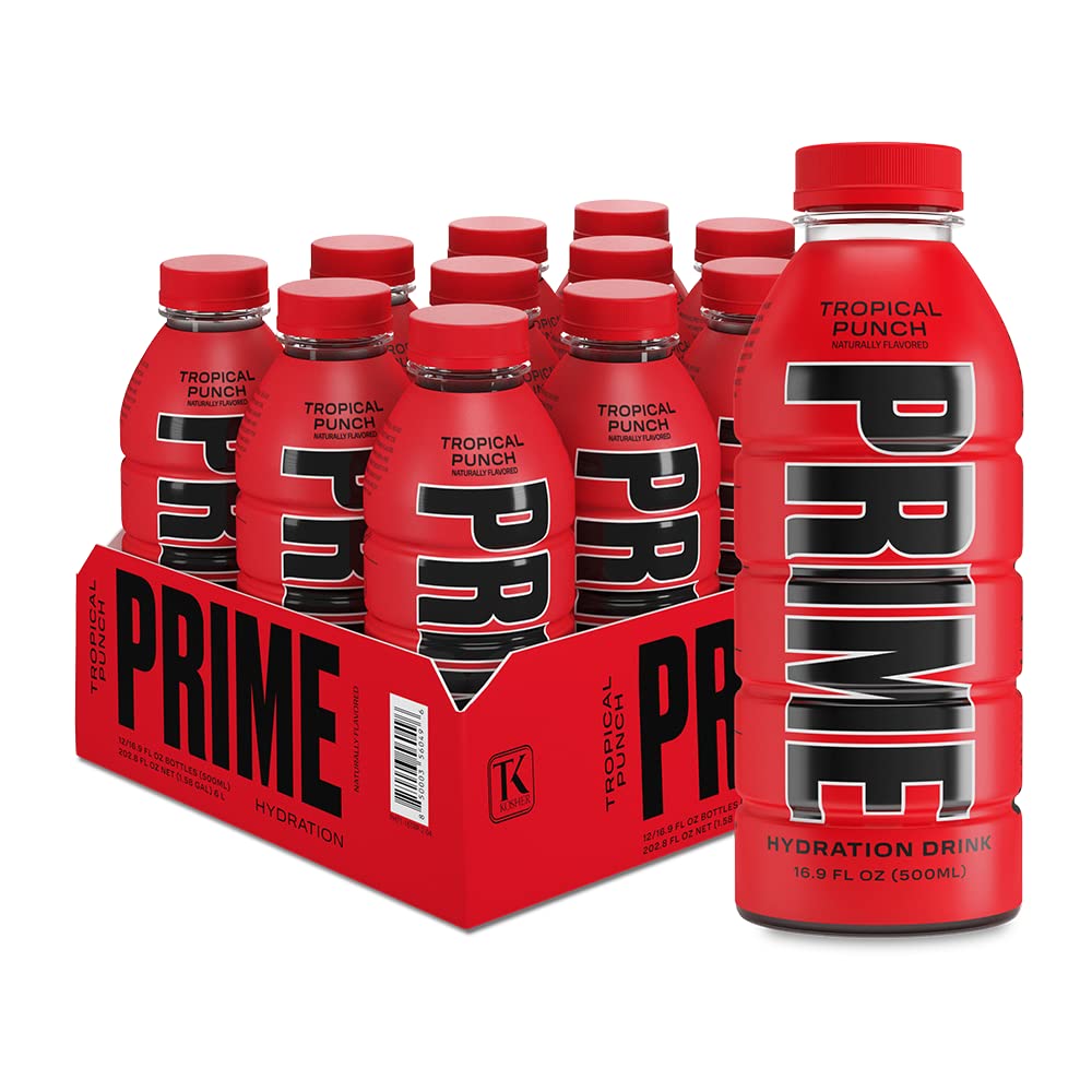 Prime Hydration Tropical Punch (16.9 fl oz each)