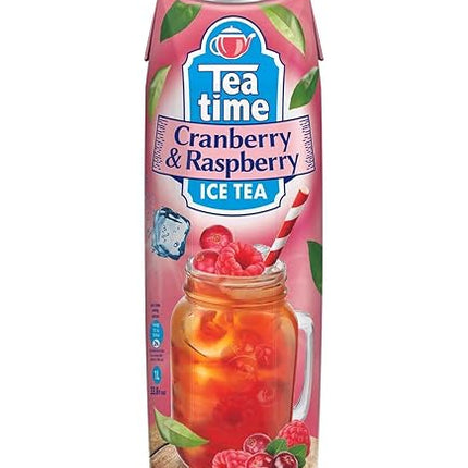 Tea Time Ice Tea Cranberry & Raspberry 12/1ltr