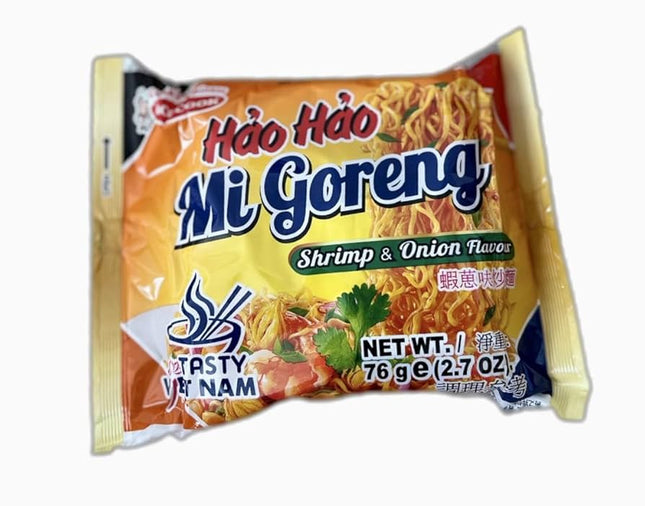 Acecook Hao Hao Stir-Fried Shrimp & Onion Noodles 30BAGS/76g