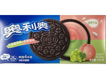 Oreo Cookies Grape & Peach 24/194g (CHINA)