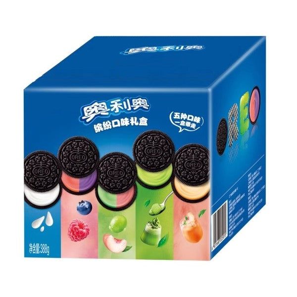Oreo Sandwhich Biscuit Five Mixed Flavor Set 12/388g (CHINA)
