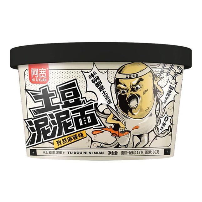 Baijia Mashed Potato Noodles Chs & Spicy Chk 12PK/5BGS/105g