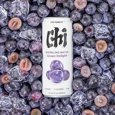 Genki Forest Spr Water Grape Delight 4PK/6CANS/330mL (China)