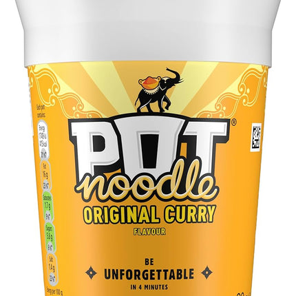 Pot Noodle Original Curry 12/3.1OZ (UK)