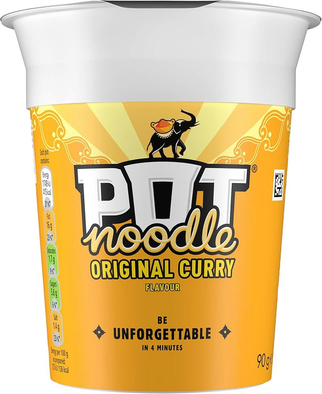 Pot Noodle Original Curry 12/3.1OZ (UK)