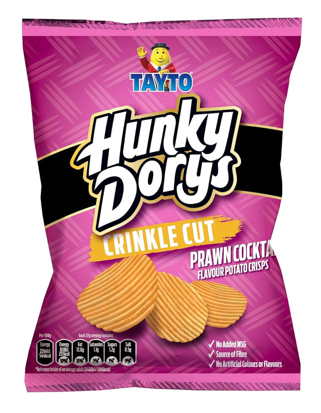 Hunky Dory Prawn Cocktail Crips 50/1.3OZ (Ireland)