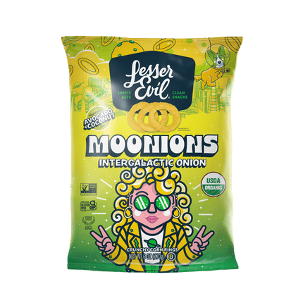 Lesser Evil Moonions Onion 10CT/6PK/8OZ