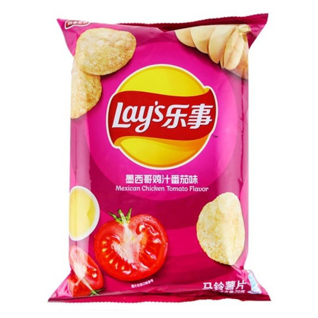 Lay's Potato Chips Mexican Tomato Chick 22/70g (China)