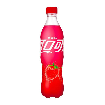 Coca Cola Strawberry Bottle 12/500mL (CHINA)