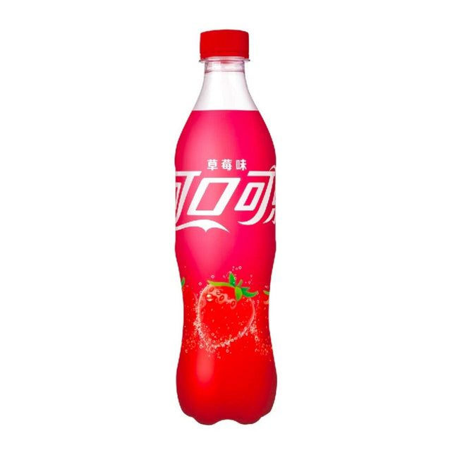 Coca Cola Strawberry Bottle 12/500mL (CHINA)