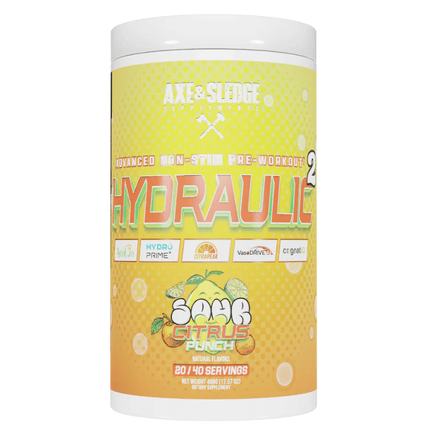 Axe & Sledge Hydraulic V2 Non-Stim Pre-Workout - 20/40 SRV.