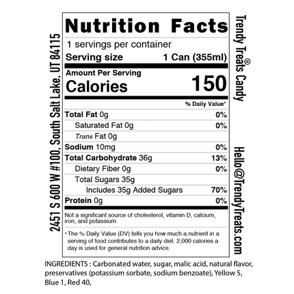 Warheads Sour Soda - 12 PK - 12 OZ