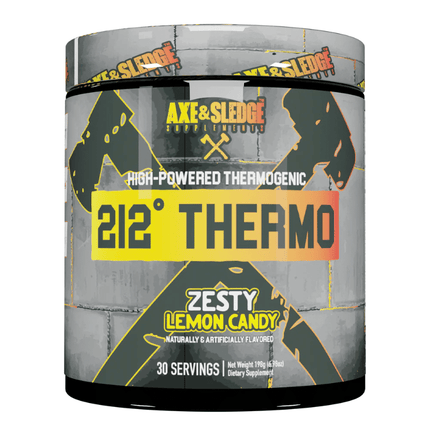 Axe & Sledge 212° Thermo Powdered Thermogenic - 30 SRV. - Passion Melon Punch