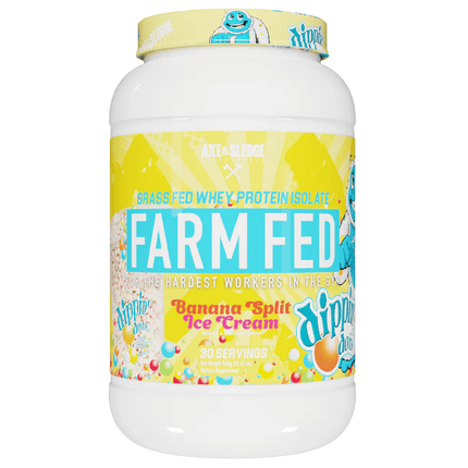 Axe & Sledge Farm Fed Whey Isolate Protein Powder - 30 SRV