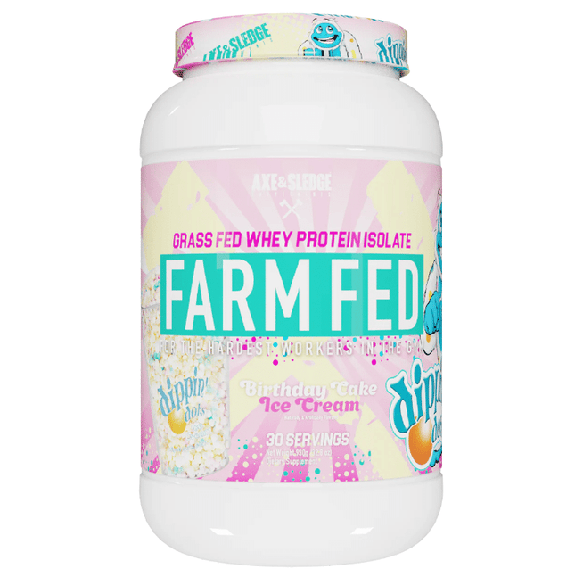 Axe & Sledge Farm Fed Whey Isolate Protein Powder - 30 SRV