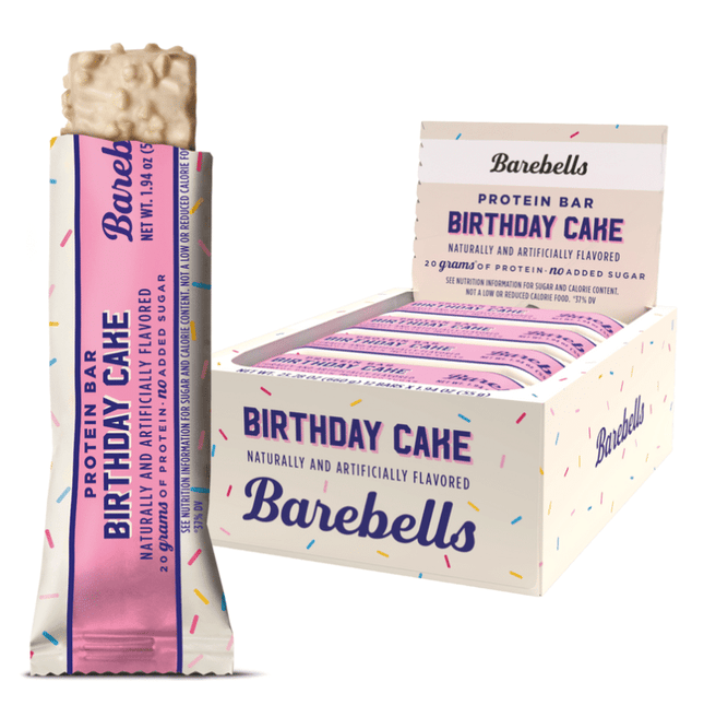 Barebells Protein Bar - 12 PK - 1.9 OZ - Birthday Cake