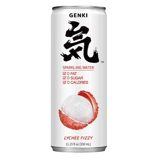 Genki Forest Sprk Water Lychee Fizzy 4PK/6CANS/330mL (China)
