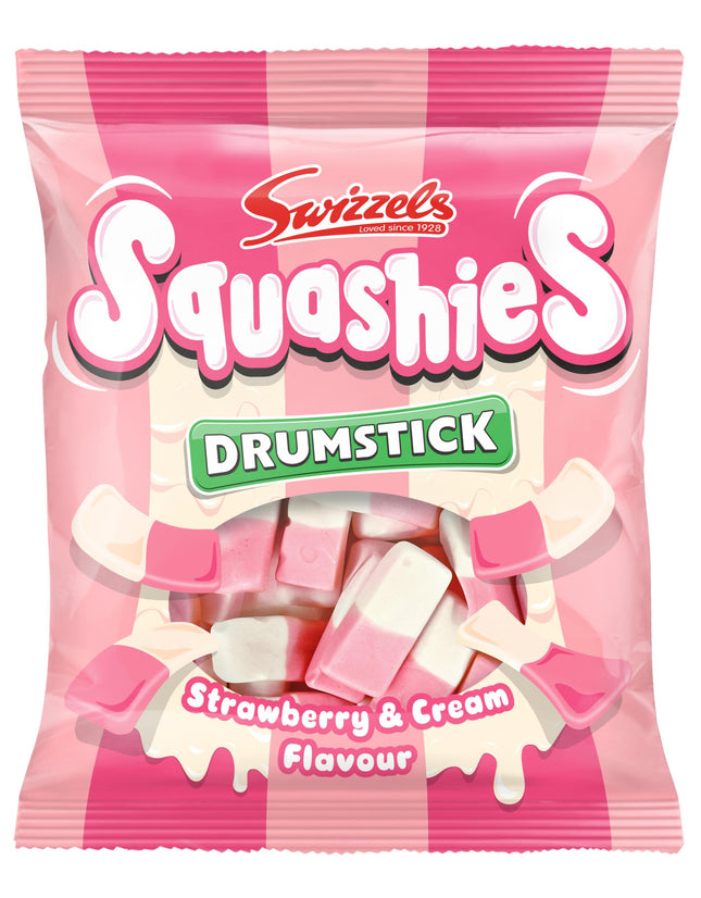 Swizzels Squashies Strawberry & Cream 12/140g (UK)