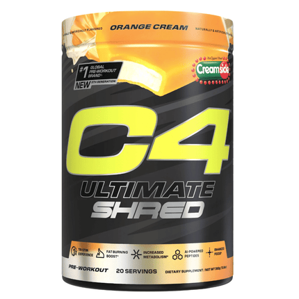C4 Ultimate Shred Pre-Workout Powder - Orange Creamsicle