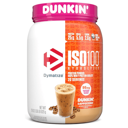 Dymatize Iso 100 Dunkin' Cappuccino Protein 20 SRV