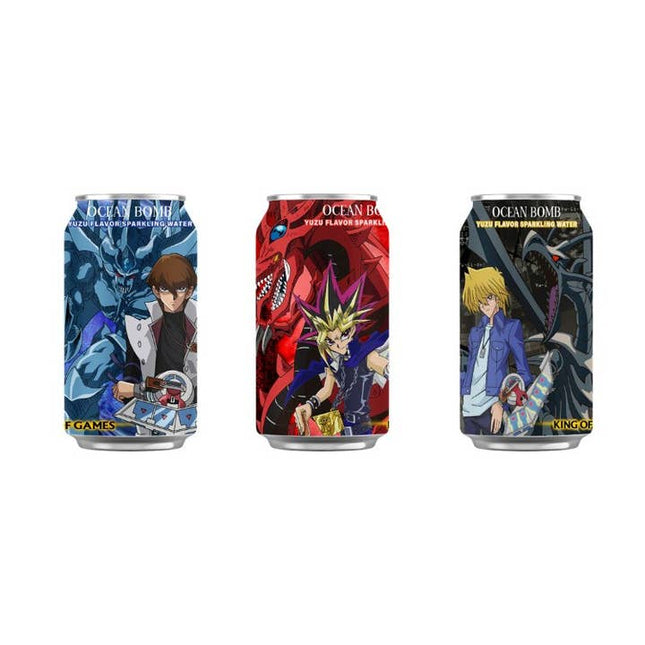 Ocean Bomb Yu Gi Oh Sparkling Water Yuzu 24/330mL (CHINA)