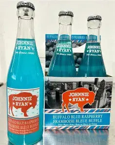 Johnnie Ryan Buffalo Blue Raspberry Soda 24/12OZ