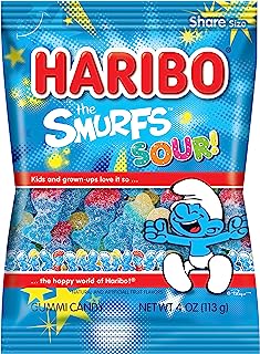 Haribo Sour Smurfs (4 oz each)