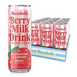 Barebells Protein Drink Berry Milk 12/12OZ