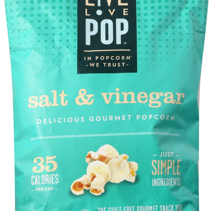 Live Love Pop Salt & Vinegar Popcorn 12/4.4OZ