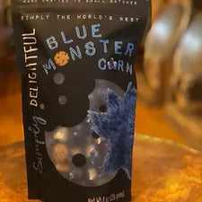 Simply Delightful Blue Monster Popcorn (Blueberry & Chocolate Chip Popcorn)