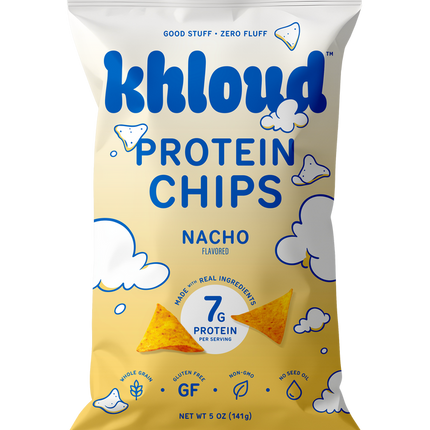 Khloud Nacho Protein Tortilla Chips 12/5OZ