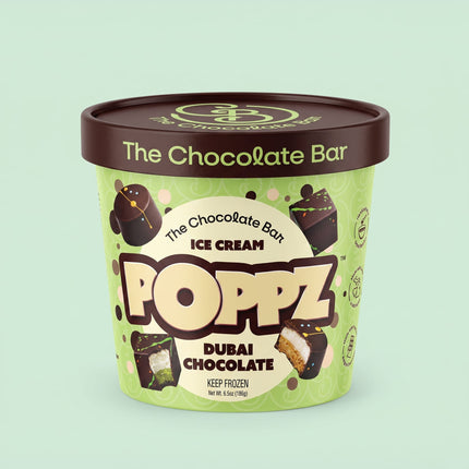 Poppz Dubai Chocolate Ice Cream 10/6.5OZ