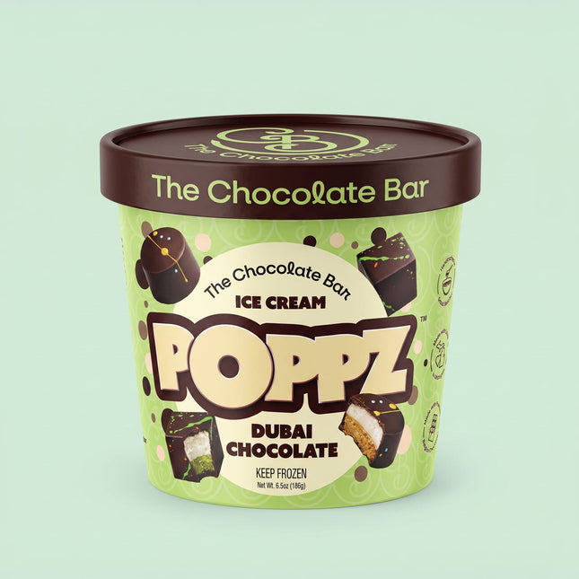 Poppz Dubai Chocolate Ice Cream 10/6.5OZ