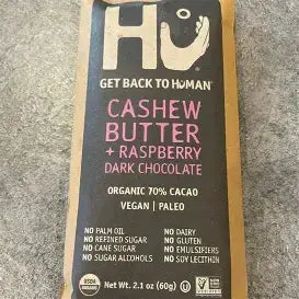 Hu Chocolate Dark Cashew Butter & Raspberry 12/2.1OZ