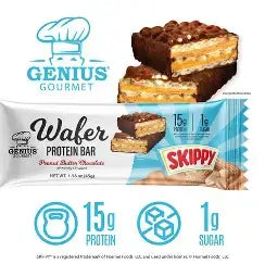 Genius Protein Wafer Skippy Peanut Butter 10/45g