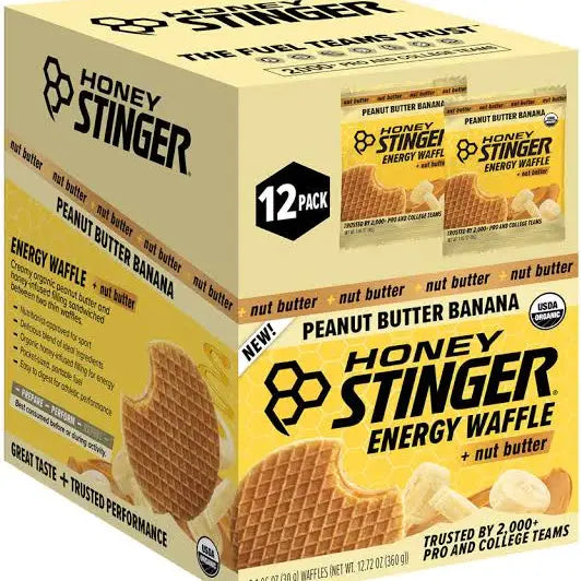 Honey Stinger Waffle Peanut Butter Banana 12/30G