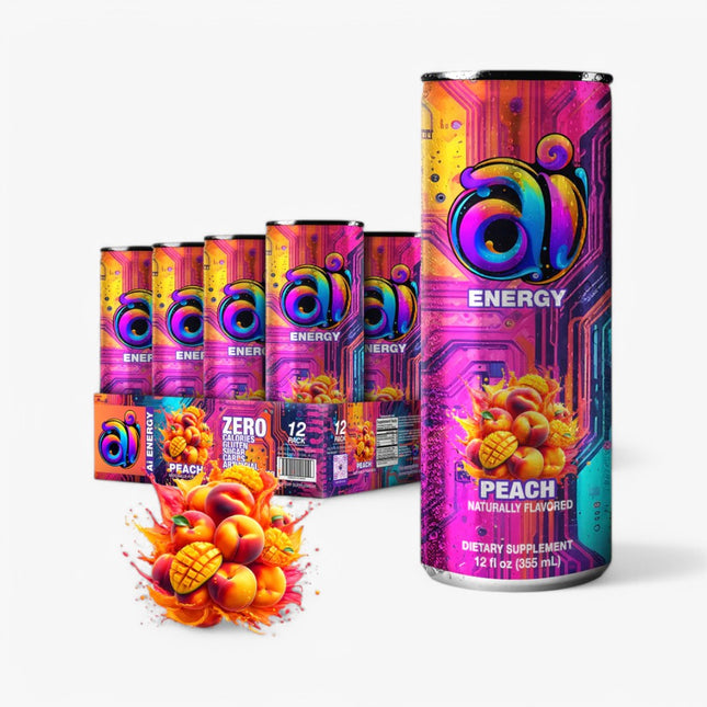 AI ENERGY DRINK 12/12OZ PEACH