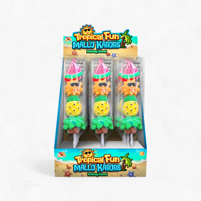 Alberts Tropical Fun Mallo Kabobs 12/1.6Oz