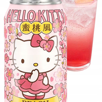 Amandier Hello Kitty Peach Soda 12/330mL (TAIWAN)